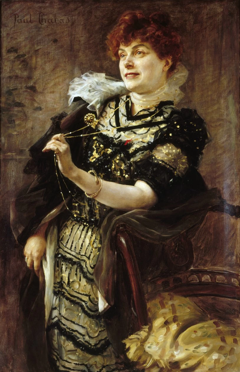 Paul Émile Chabas - Ritratto di Daniel Lesueur, letterata, Museo Carnavalet, Parigi